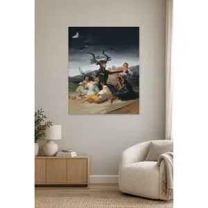 Impression sur toile Fida Goya Witches' Sabbath Under the Crescent Moon - Product Image 2