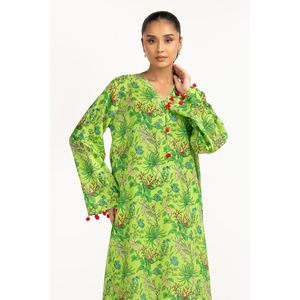 เสื้อเชิ้ตผ้าป๊อปลินลำลอง IUSTK-684 ลายดอกไม้ พิมพ์ลายผ้าลอน ระบายอากาศได้ดี เหมาะสำหรับฤดูใบไม้ผลิ/ฤดูร้อน - Product Image 3