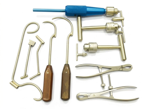 Ensemble d'instruments orthopédiques 10 pièces pour interventions chirurgicales, acier inoxydable de haute qualité, instruments chirurgicaux manuels réutilisables - Product Image 2