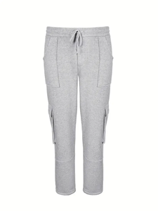 Pantalon cargo décontracté pour homme en polyester/coton, coupe régulière, séchage rapide, imperméable, coupe-vent, tissé, tendance, pantalon d'extérieur, côté - Product Image 3