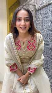 Dernière broderie indienne Sharara Gharara Kurti Set, Georgette Tissu Magnifique Créateur Pakistanais Personnaliser Vêtements Ethniques En Gros - Product Image 3