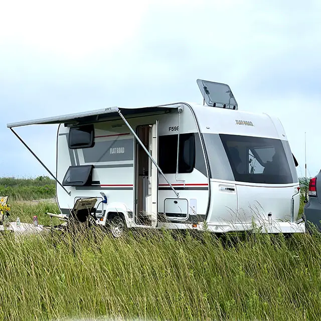 Venda direta da fábrica forte grande espaço vivo acampamento rv caravana carro motohome