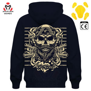 เสื้อฮู้ดมอเตอร์ไซค์คลาสสิก ผ้าฟลีซ กันลม อุ่นสบายในฤดูหนาว แห้งเร็ว ดีไซน์สำหรับนักขี่แบบยูนิเซ็กส์ - Product Image 1