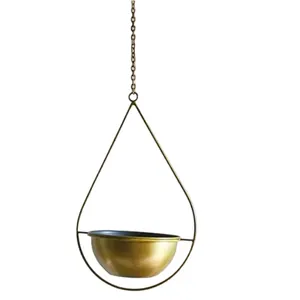 Suporte de parede para plantas, metal dourado, para paredes de sala de jantar, ideal para festas e casamentos, ideias para presentes de casamento, montado ao ar livre e interno