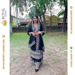 Nouvelle collection de costumes Sharara Design de lancement au prix de gros par Royal Export Surat - Product Image 1