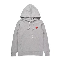 Erni Sports – Pull unisexe d'automne avec poche brodée, tendance, à fermeture éclair, manches longues, à capuche, en polaire coupe-vent et séchage rapide