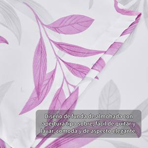 Juego de Funda Nórdica Floral Moderna de 3 Piezas 100% Algodón para el Hogar con Funda Nórdica, Sábana Ajustable y Funda de Almohada - Product Image 6