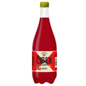 Sidra de Manzana Ciber Cherry Sweet, Botella PET de 0.8L, 5.5% de Alcohol, Vino de Frutas Fermentado - Product Image 1