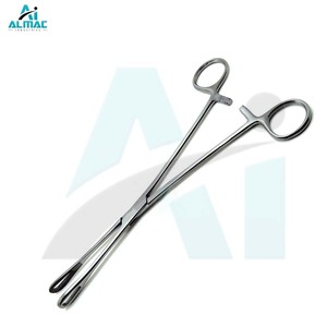 Fórceps de sujeción de esponja ALMAC Rampley, instrumento quirúrgico Manual de acero inoxidable de primera calidad, cirugía de manipulación de tejidos con logotipo personalizado - Product Image 4