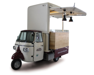 Triciclo Eléctrico para Comida, Carrito de Comida Móvil de Tres Ruedas, Resistente a la Oxidación, 10 pies, 5 Años de Garantía, para Café, Pizza, Tacos, Helados - Product Image 2