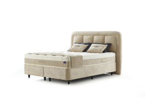 Base de Cama Ajustable Moderna Francesa Tapizada con Resortes Ensacados Donna NOTICE con Almacenamiento 90*190 Tamaño Especial Estructura de Hierro - Product Image 3