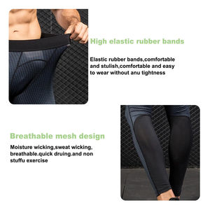 Cómodo juego de compresión ajustado Juego de compresión de material flexible Hecho para atletas Ideal para juego de compresión de rendimiento - Product Image 5