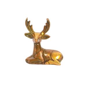 Elegante Par de Estatuas de Ciervos de Latón, Piezas Decorativas para Decoración del Hogar y la Oficina - Product Image 2