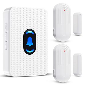 Alarme <span class=keywords><strong>de</strong></span> porte <span class=keywords><strong>portable</strong></span> Daytech avec capteur, volume réglable sur 5 niveaux, voyant LED d'alerte, couverture du signal <span class=keywords><strong>de</strong></span> 800 pieds - Product Image 1