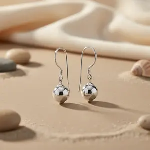 Boucles d'oreilles pendantes en argent sterling 925 pour femmes, bijoux de mode - Product Image 3