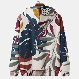 Sweatshirts à capuche en polyester à manches longues UPF50 pour hommes, saison d'automne, séchage rapide, performance anti-UV, sublimation - Product Image 2