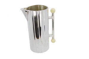 Jarra de Acero Inoxidable Plateada Sheffield, Colección Familia Real, Diseño Tradicional, Portátil, para Mesa, Uso en Interiores, Hogar - Product Image 1