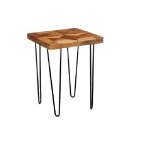 โต๊ะไม้อะคาเซียแข็งโต๊ะข้างโซฟาทำจากไม้สำหรับตกแต่งด้วยมือโต๊ะกาแฟในห้องนอนและห้องนั่งเล่นดีไซน์ทันสมัย - Product Image 4