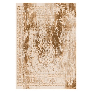 <b>RUGS</b> DEPOT LXDP-0075 Wholesale Beige Brown Traditional Anatolian Digital Printed Machine Washable Chenille Area <b>Rug</b> <b>Non</b> <b>Slip</b> - Product Image 1