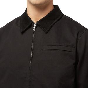 Chaquetas de Invierno Personalizadas para Hombre, Chaqueta de Trabajo con Cremallera, Estilo Urbano, Tela de Lona, Bordado, Logotipo de Parche Extra Grande, Estilo Vintage - Product Image 4