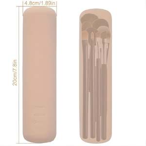 Isla 3-Piece Portable Makeup Organizer Water-Resistant Oxford Neoprene Material Open Cover Diamond Marble Makeup Brush <b>Cases</b> - Product Image 6
