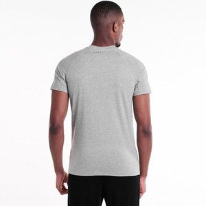 65% coton 35% polyester personnalisé logo privé vêtements d'entraînement vêtements de sport vêtements de fitness plaine blanc hommes t-shirt - Product Image 5