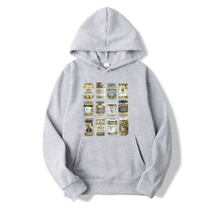 Sweat à capuche surdimensionné respirant en coton 100% de haute qualité, lavage à l'acide, impression de logo personnalisée, pour hommes - Product Image 5