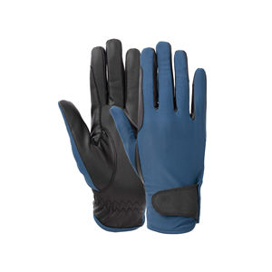 Gants d'équitation unisexes professionnels équestres personnalisés été anti-fendu en cuir synthétique plein doigt antidérapant Premium - Product Image 1