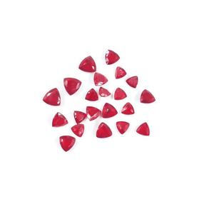 Rubis naturel de Bangkok, gemmes calibrées en trillons, pierres précieuses en vrac, 4mm 5mm, taille coussin, marquise, octogone, qualité supérieure, rouge rose, traitées thermiquement - Product Image 1