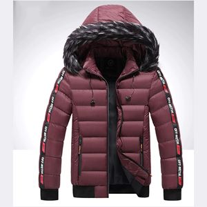 2026 hommes hiver chaud épais coupe-vent veste manteau hommes nouvelle mode col de fourrure détachable à capuche veste imperméable pour hommes - Product Image 1