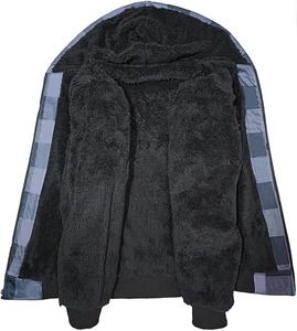 เสื้อฮู้ดซิปคู่แบบตัดตามสั่งไซส์ใหญ่พิเศษเสื้อฮู้ดแบบซิป - Product Image 3