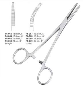 Forceps chirurgicaux dentaires courbés Lahey Sweet Homeostatic Halsted en gros, forceps de chirurgie, forceps de qualité clinique - Product Image 5