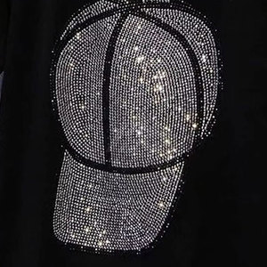 Camisetas de Hombre con Pedrería de la Mejor Calidad, Estilo Nuevo, Hechas a Medida, Ropa de Verano, Camisetas de Hombre con Pedrería - Product Image 3