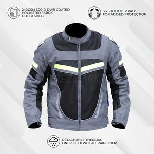 Veste de moto confortable, imperméable et respirante à vendre au meilleur prix, unisexe, personnalisable - Product Image 4
