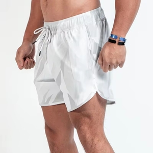 Shorts de compression pour homme personnalisés, en coton écologique, séchage rapide, respirants, taille élastique, sportifs, été, motif uni, 100% coton - Product Image 5