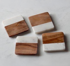 Eco Friendly Bamboo Coasters | Personalized Designs Marble Coaster Sets for Home & Bar Factory Direct Pricing by AYAANS - Product Image 5