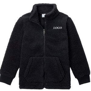 Sweat-shirt pour garçons à col montant et fermeture éclair avec poches, manches longues en sherpa pour un confort optimal, vente en gros pour acheteurs en vrac, 2026 - Product Image 1