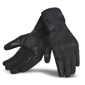 Gants de moto en cuir de haute qualité, confortables, respirants, séchage rapide, unisexes, toutes saisons, gants de sécurité - Product Image 1