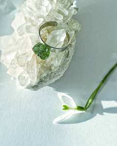 Moldavite Taille Libre Bague Véritable Moldavite 0.8g Météorite Moldavite Cristal Cadeau Pour Son Cadeau D'anniversaire Cadeau D'anniversaire - Product Image 2