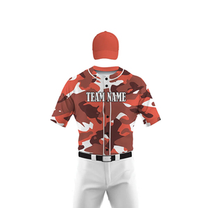 Uniforme de baseball décontracté personnalisé de meilleure qualité uniformes de baseball en polyester avec logo personnalisé et design imprimé - Product Image 5