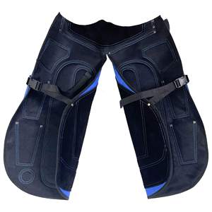 Delantal de herrador de alta calidad Chap Cordura Suede Leather con 4 bolsillos para cuchillos Instrumento veterinario Delantal de herrador Chaps - Product Image 5