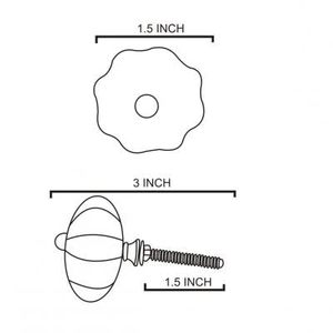 Flower new industrial knobs <b>pull</b> cabinet drawer <b>for</b> <b>home</b> dresser door cabinet furniture decorative kitchen wardrobe handle knobs - Product Image 3