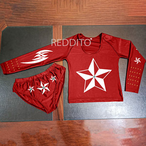 Body Sexy de cintura alta personalizado 2025, traje de baño para mujer, ropa de playa transpirable, traje de baño de 2 piezas, conjunto de Bikini con frente de cristal para niñas - Product Image 1