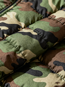 Chaqueta Acolchada Personalizada con Estampado Digital de Camuflaje, Tejido de Poliéster Impermeable, Chaqueta Térmica Gruesa para Invierno, Chaqueta de Moda para Hombre - Product Image 4