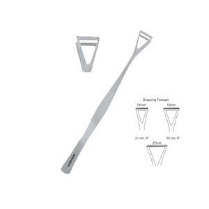 Calidad superior Fabricación Directo de fábrica Precio al por mayor Acero inoxidable Colling Duval Agarrando fórceps de tejido 20cm 8" - Product Image 1