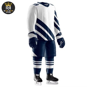 Concevez votre propre uniforme de hockey sur glace pour hommes Uniforme de hockey sur glace en 100% polyester Uniforme de hockey sur glace le plus vendu - Product Image 3