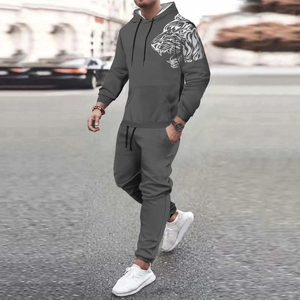 Blank Hoodies High Quality Sportswear <b>tracksuit</b> Custom Hoodies <b>Tracksuit</b> for Men - Product Image 5