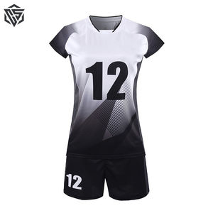 เครื่องแบบวอลเลย์บอลวัสดุโพลีเอสเตอร์คอกลมไม่มีแขนเสื้อสามารถระบายอากาศได้ดี - Product Image 4