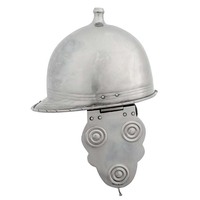 Casque Celtique Montefortino en Acier Doux – Armure Ancienne Faite à la Main, Découpée au Découpeur, Calibre 18, pour Personnage Romain Antique et Collectionneurs
