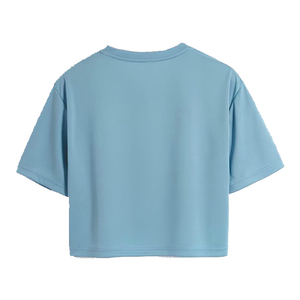 เสื้อครอปท็อปผู้หญิงคุณภาพสูง พิมพ์ลายตามสั่ง ผ้าฝ้าย ทรงหลวม สไตล์ลำลอง สำหรับฤดูร้อน เนื้อผ้านุ่ม ทันสมัย ขายส่งเสื้อครอปท็อปผู้หญิง - Product Image 2